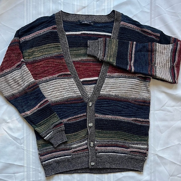 Vintage Protege Collection Coogi Style Cosby 3D Grandpacore Cardigan Men Sz XL - Picture 1 of 9